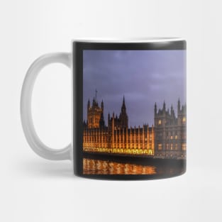 Palace of Westminster at night Mug